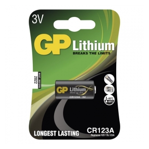 GP Lithium Baterie CR123A