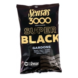 Sensas Krmení 3000 Super Black (Plotice-černý) 1kg