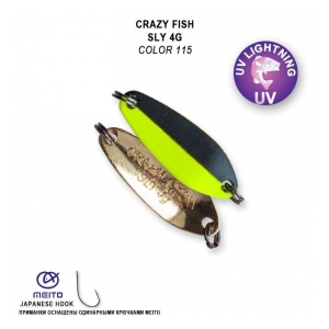 Crazy Fish Plandavka SLY-4g. Barva 115