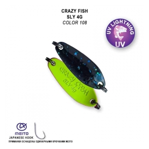 Crazy Fish Plandavka SLY-4g. Barva 108