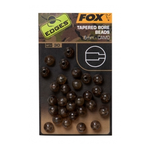 Fox International Korálky Edges Camo Tapered Bore Bead 6mm