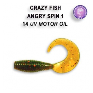 Crazy Fish Angry Spin 25 mm barva 14 motor oil