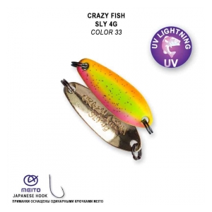 Crazy Fish Plandavka SLY-4g. Barva 33