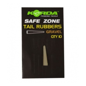 Korda Převleky Safe Zone Tail Rubbers 10ks Gravel