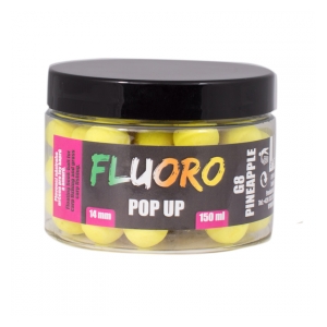 LK Baits Fluoro Pop-up Pineapple 14mm (žlutá) 150 ml