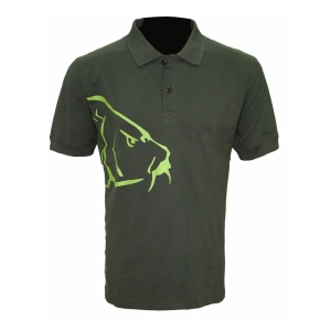 Zfish Tričko Carp Polo T-Shirt Olive Green vel. XL