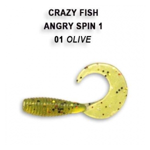 Crazy Fish Angry spin 2,5cm barva  1