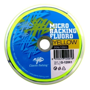 Giants Fishing Micro Backing Fluoro-Yellow 20lb/100m
