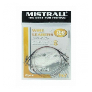 Mistrall Lanko na dravce wire leaders - 20kg 35cm