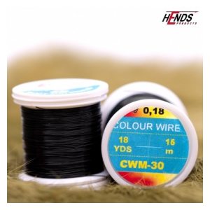 Hends Color wire 15m 0,18mm - Černá