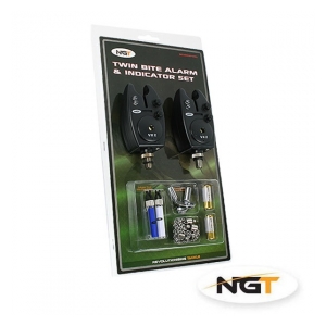 NGT Sada 2x Hlásič Bite Alarm VX2 + 2x Řetízkový Swinger + 2x baterky ZDARMA!!!