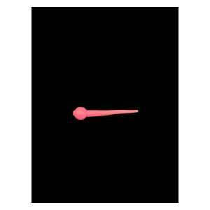 Relax Červ Sperm Worm 3 cm Pink