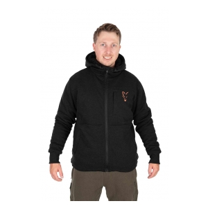 Fox International Bunda Collection Sherpa Jacket Black Orange vel. XXL