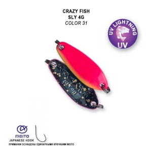 Crazy Fish Plandavka SLY-4g. Barva 31