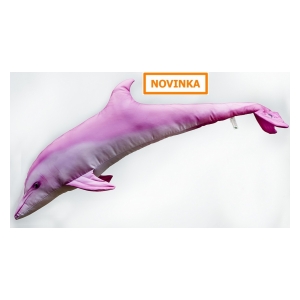 Gaby Polštář Delfín mini růžový 55cm