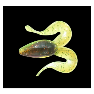Relax Gumová nástraha Banjo frog 6 cm Barva L053 CHARTREUSE-SILVER GLITTER, MOTOR OIL-SILVER GLITTER