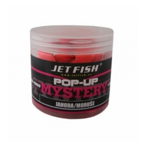 Jet Fish Plovoucí boilie Pop Up Mystery 16mm 60g Jahoda/Moruše