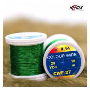 Hends Colour wire 0,14mm - zelená