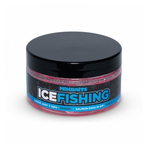 Mikbaits ICE FISHING range - Lososí jikry v dipu Česnek 100ml