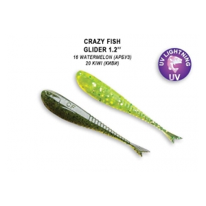 Crazy Fish Glider 1,2&quot; 3cm barva 16/20