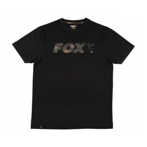 Fox International Tričko Black/Camo Chest Print T-shirt vel. XXL