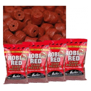 Dynamite Baits Pelety Pre-Drilled - Robin Red 12mm 900g 