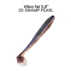 Crazy Fish Vibro Fat 14,5 cm barva 3D swamp pearl 3ks