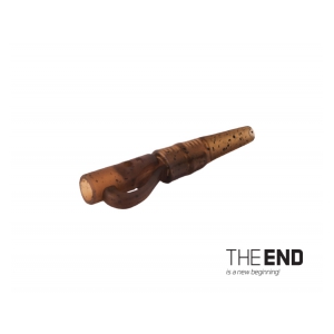 DELPHIN Závěsný PIN klip s gumičkou THE END / 10ks - G-ROUND