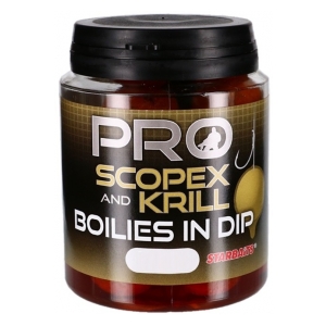 STARBAITS Boilies In Dip Pro Scopex Krill 150g 24mm