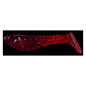 Relax Gumová nástraha Kopyto 3 cm 5 ks Transparent Red Glitters