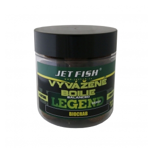 Jet Fish Vyvážené boilie Legend range 250ml 20mm Biocrab