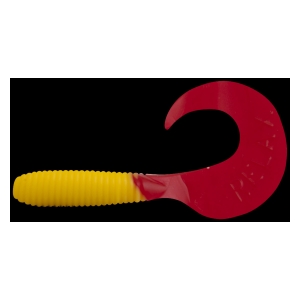 Relax Gumová nástraha Twister Standard 4 cm 5 ks Yellow-Red