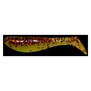Relax Gumová nástraha  Kopyto 7,5 cm 1 ks Yellow red glitter