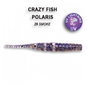 Crazy Fish Gumová nástraha Polaris 4,5 cm - barva 29, příchuť calmar-8ks