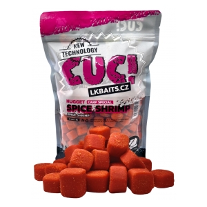 LK Baits Extrudované pelety CUC! Nugget Carp Spice Shrimp 17mm 1kg  