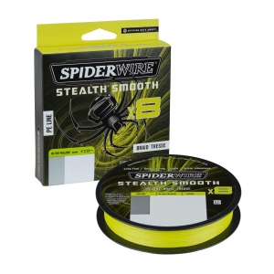Spiderwire  Pletená šňůra Stealth Smooth x8 0.15mm 150M 16,5Kg Yellow