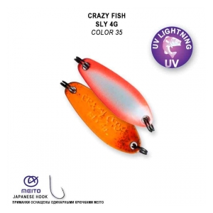 Crazy Fish Plandavka SLY-4g. Barva 35