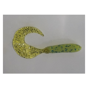 Relax Gumová nástraha Twister Standard 6 cm 1 ks Chartreuse gold green glitters